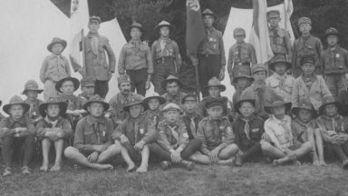 Kuva vuoden 1921 leiriltä Turusta